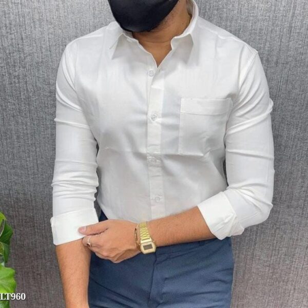 Trending Men's Wear Plain Stylish Shirts